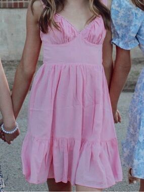 Princess Polly Pink Ruffle Sundress for Girls